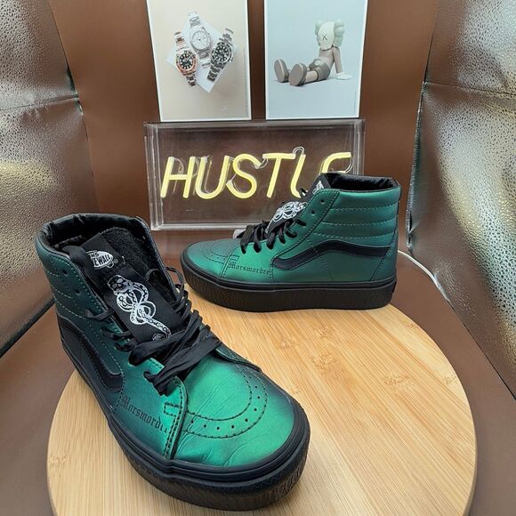 VANS Sk8-Hi Platform RB x Harry Potter Morsmordre Dark Arts Men Sz 5.5 - Picture 8 of 10